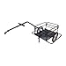 rockible 176cm Bike Cargo Trailer Metal Tube Frame with Hitch Easily Install Heavy Duty Black Outdoor Wagon Carrier 15inch Wheels