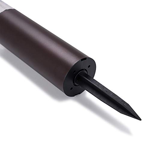 Kemeco KS205 4 Pack LED Solar Pathway Lights Outdoor Solar Bollard Light Solar Garden Lights Solar Landscape Lighting for Lawn Pathway Walkway Driveway Yard