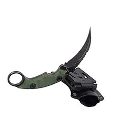 5CR Black Stone wash Green handle
