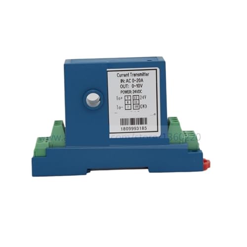 Transmetteur de courant 10A avec sortie 0-10V pour montage sur rail Din - 3