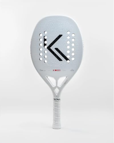 Raquete de Beach Tennis KONA K-Doze Red Next Generation – Carbono 12K, Vibra Tech e Tecnologia NFC