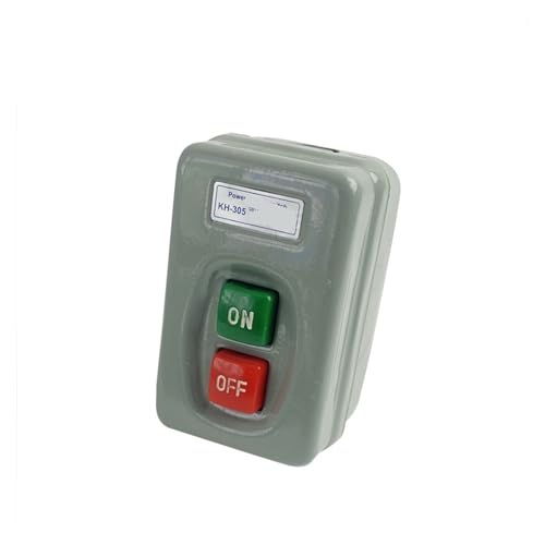 Interrupteur bouton-poussoir marche/arrêt tripolaire 30A boîtier de commande KH-305 - 3