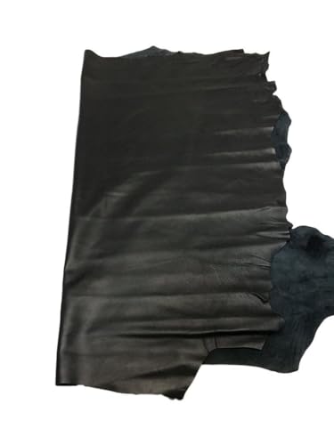 Italian Nappa Lambskin: 8-10 sf per Skin (Black)4
