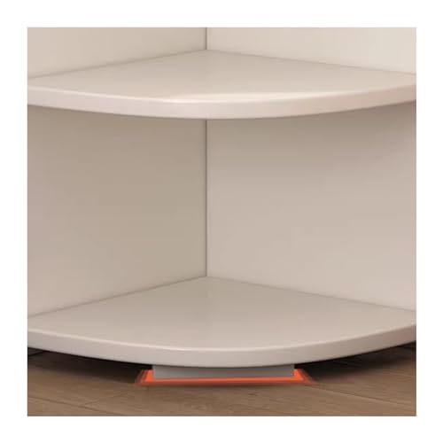 Gabinete de almacenamiento de esquina triangular y estantería lateral de pared 3