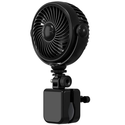Ventilateur pour poussette protégeant bébé de la chaleur avec clip - 2