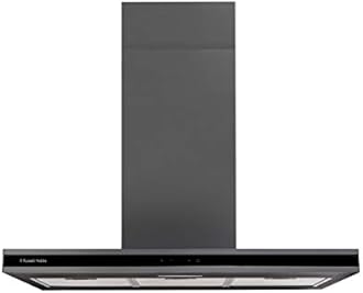 Russell Hobbs RHICH904DB Midnight Collection 90cm Island Cooker Hood, Dark Steel