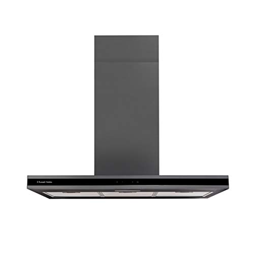 Russell Hobbs RHICH904DB Island Cooker Hood, Dark Steel