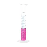 cilindros de plastico transparente precio [Fácil de usar] - Boca de pico cónico para facilitar el llenado y vertido, y las graduaciones moldeadas transparentes e impresas en azul para una medición más precisa.