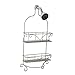Zenna Home 7566NN, Over-the-Showerhead Shower Caddy, Satin Nickel