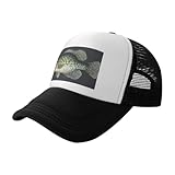 Crappie Stylish Trucker Hats Snapback Cap for Outdoor Everyday Wear Men Women Black