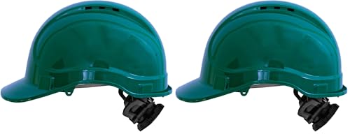 Casco de seguridad ventilado ajustable de 52 a 66 cm Irudek STILO 300V verde 2