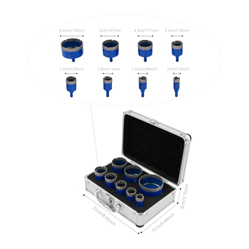 Set de 8 brocas diamantadas para taladro miniatura 2