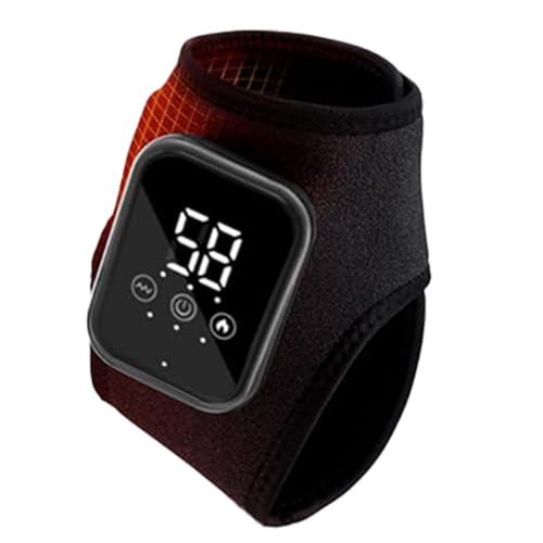 Kixolazr Masajeador De Pies Con Calor | Dispositivo de Masaje para Pies Inalámbrico | Funda De Tobillo Con Calor Recargable Con 3 Modos Y 5 Niveles De | para Hombres y Mujeres, Relajación y