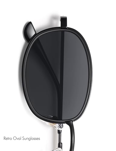 Retro Oval Sunglasses for Women Men Trendy Large Round Y2k Sunnies AP3681
