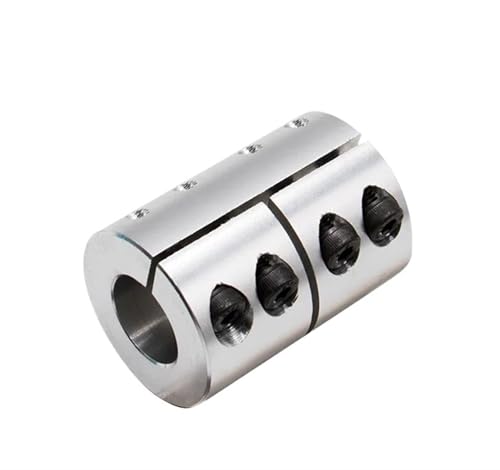Rigid coupling,Stainless steel rigid coupling 1pcs D40L50 Aluminum Alloy Rigid Coupling High Precision Shaft Rod Coupler Clutch for CNC Stepper Motor Carving Machine Screw(10mm to 14mm)