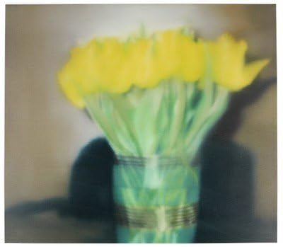 Affiche en toile Gerhard Richter Fleur pour raviver un mur blanc triste 40x40cm