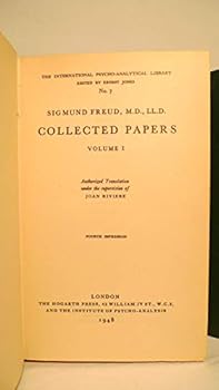 Hardcover Sigmund Freud, Collected Papers: Volumes I-V [Unknown] Book