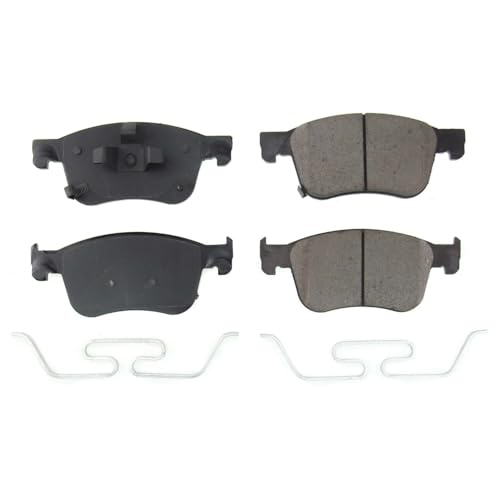 Image of PowerStop Front Brake Pads for Acura Integra 2023-25 |Honda Accord 2018-25 |Civic 2022-25 - Z17 Ceramic Brake Pads with Installation Hardware, 17-2115
