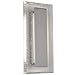 Varaluz 611360 AC1601 Royal Pane LED 9.5W Bath Light-Satin Nickel Finish with Seedy Crystal