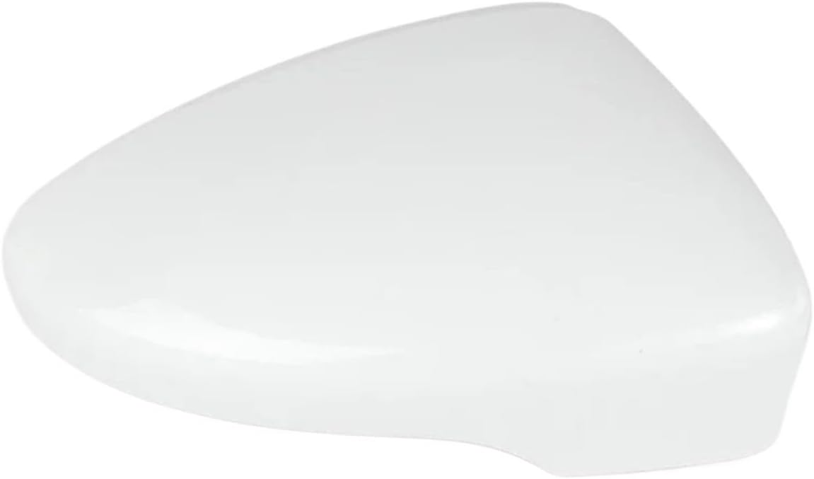 Compatible For VW Jetta Sagitar 2012 2013 2014 2015 2016-2018 Car Outside Reverse Mirror Cover Cap Wing Door Side Mirrors Housing Shell(1pcs polar white R)
