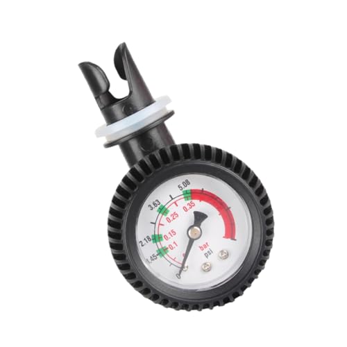 HONITANO インフレータブルボート用空気圧計 測定可能 耐久性エアゲージ カヤック ラフト対応 簡単操作 取付可能