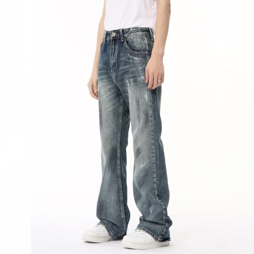 Men's Jeans Autunm American Retro Casual Commute Weekend Home Slim Fit Long Pants3
