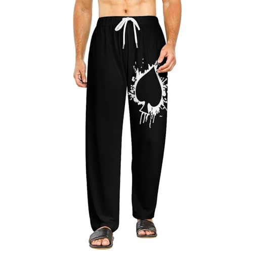 Ace of Spades Cards Pajama Pants Pockets Pajama Bottoms Men And Women Sleepwear