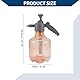 Hihaha Sprühflasche/Gießkanne für Innenpflanzen im Freien für Haus, Büro, Garten/Robustes Kunststoffmaterial 3L / 1 Stück Orange
