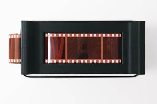 Negativhalter 35mm – Filmhalter zur Digitalisierung analoger Filme – 36 Bilder in unter 1 Minute – Ideal für Scannen mit DSLR (Mattschwarz ohne Echtholz)