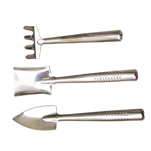 Set mini herramientas de jardinería de acero inoxidable