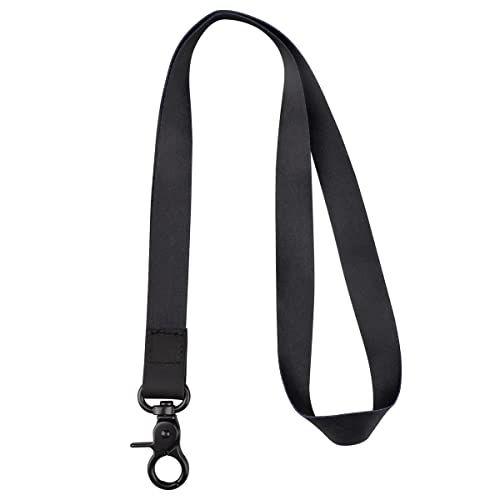 Schlüsselband Honzuen Lanyard Lang mit Echtem Leder für Schlüssel und ID-Karten