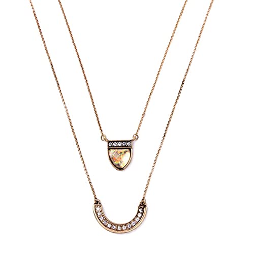 Bijoux en cuir noir avec collier ras du cou vintage et pendentif cristal