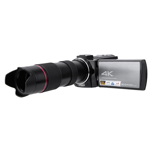 Amazon | ミニ Dv ビデオカメラ、4K Hd Wifi 60Fps Vlogging カメラ