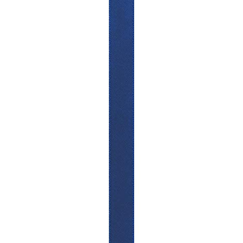 Image of Berwick Offray 067055 5 /8 inch Wide Single Face Satin Ribbon, Royal Blue, 6 Yds (Pack of 2)