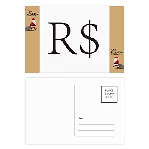 Cartes postales Real Brésil Santa Claus : lot de 20 impressions premium