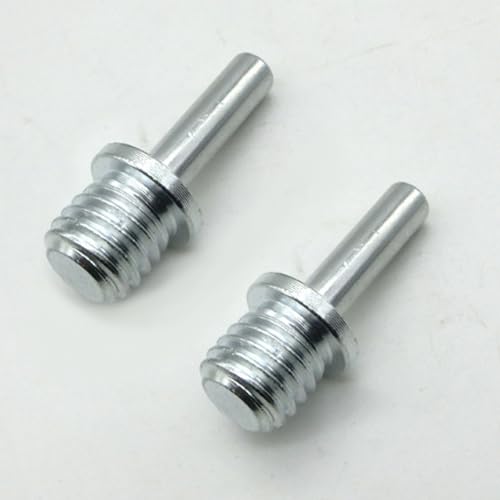 Image of 2 Pcs Round Head 5 /8 inch-11 Male Thread to 1 /4 inch Hex Shank Drill Adapter, Drill Adapter for Drills, Drill Press and Die Grinders