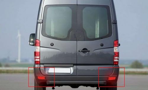 Luces traseras de coche para Mercedes Sprinter W906 con reflector de parachoques trasero rojo 6