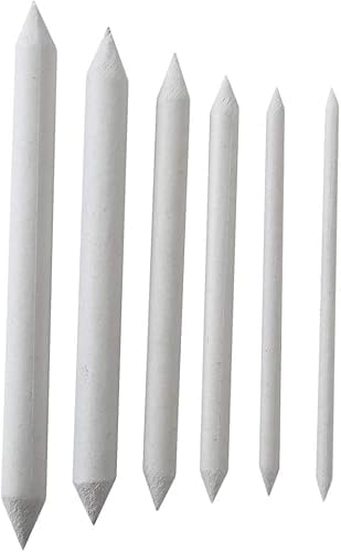6 Pcs Artist Blending Stump Drawing Blending Stick Smudging Stump Art Smudger Drawing Pastel Smudger Fashion Professionals Crafts
