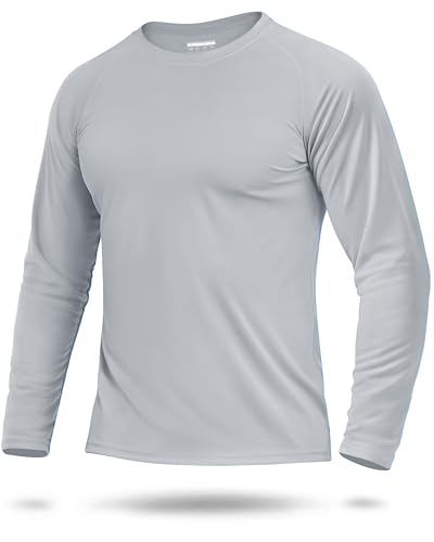Boladeci Rash Guard for Men SPF Shirts Long Sleeve Lightweight UPF 50+ Sun Protection Swim Workout...