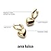 Ana Luisa Puffed Heart Earrings - Heart Charm Huggie Hoops and Earring Stud Styles - Dainty 14K Gold Plated, Silver Rhodium Plated & Mixed Metal Silver & Gold Earrings - Hypoallergenic Water-Resistant