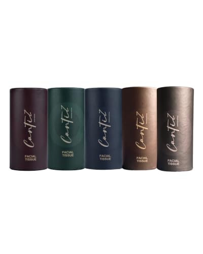 Image of Cantiz Cylindrical tissue | Car cup holder Tissue | Perfumed & non perfumed | Facial Tissue | Compact Travel Pack | Brand | 2 Ply Soft And Highly Absorbent | 100% Natural Virgin Wood Pulp |