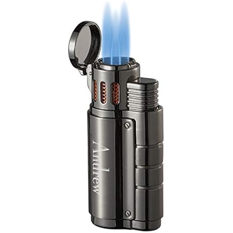 Personalized Visol Champ Triple Torch Cigar Lighter with Free Laser Engraving (Shipped Without Butane) Cover