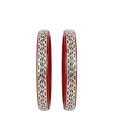 || 925 silver pola bangles | silver kada for women | gifting & ethnic wear jewelry | pair of bangles | perfect weddings & festivals gift for women | set of 2 | bpg_007 |