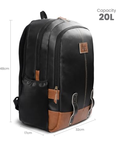 Image of Laptop Bag for Men Office Use 20 Litre | Laptop Backpack for Men Waterproof with USB Charging | Office Bag for Man with Laptop Compartment | Travel Backpack Bag for Man