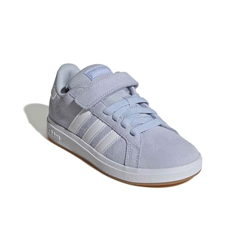 adidas Unisex-Kids Grand Court 00s Elastic Lace, Black/White, 1.5 by adidas - Used condition - Image 3