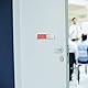 Schild mit Aufschrift Vacant Occupied, Vacant or Meeting in Progress, Datenschutzschild für Zuhause, Büro, Hotels, Krankenhaus, Konferenzraum, Schieber-Türschild sagt, ob Zimmer Vacant oder
