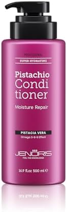 Jenoris Pistachio Conditioner for Colored & Dry Hair 500 ML Professional Hair Care Products for Women and Men. [Pistachio and Borage Oils]