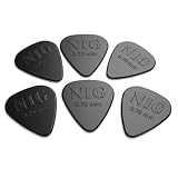 Kit 06 Palhetas para Guitarra e Violão 0,70mm – Palhetas Resistentes em Plástico para Cordas de Aço e Nylon – Acessório Musical para Iniciantes e Profissionais