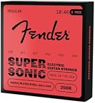 Fender 250R 3 Paquet de cordes de guitare électrique en acier nickelé - Régulière