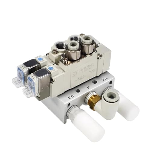Válvula solenoide de 5 puertos y componentes neumáticos tipo SY5220-5LZD-01 de repuesto 2